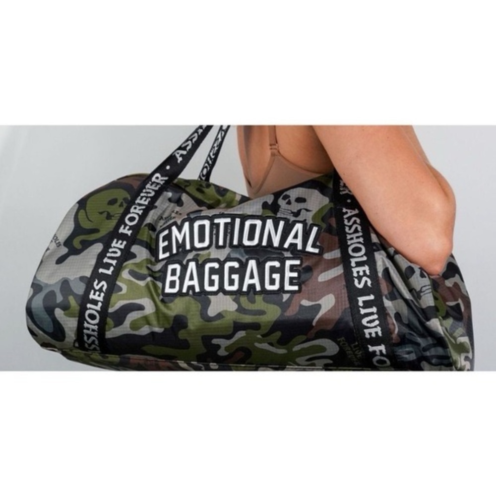Emotional Baggage Camouflage Duffel Bag